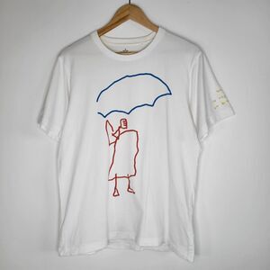 UNIQLO X SPRZ NY Jason Polan “Women In The Rain On Hudson” T-Shirt Size M White